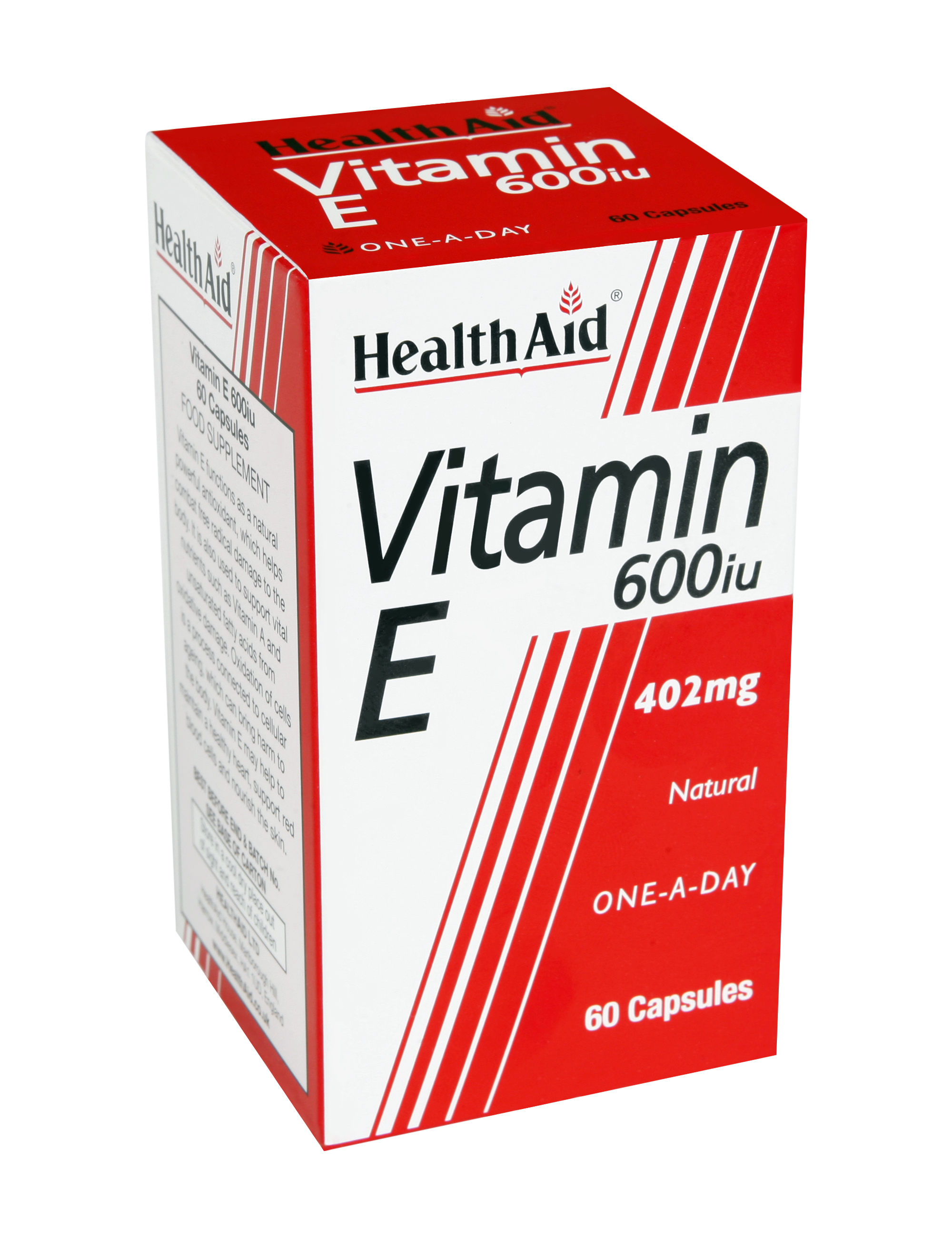 Health Aid Vit E 600I.U. 60Caps