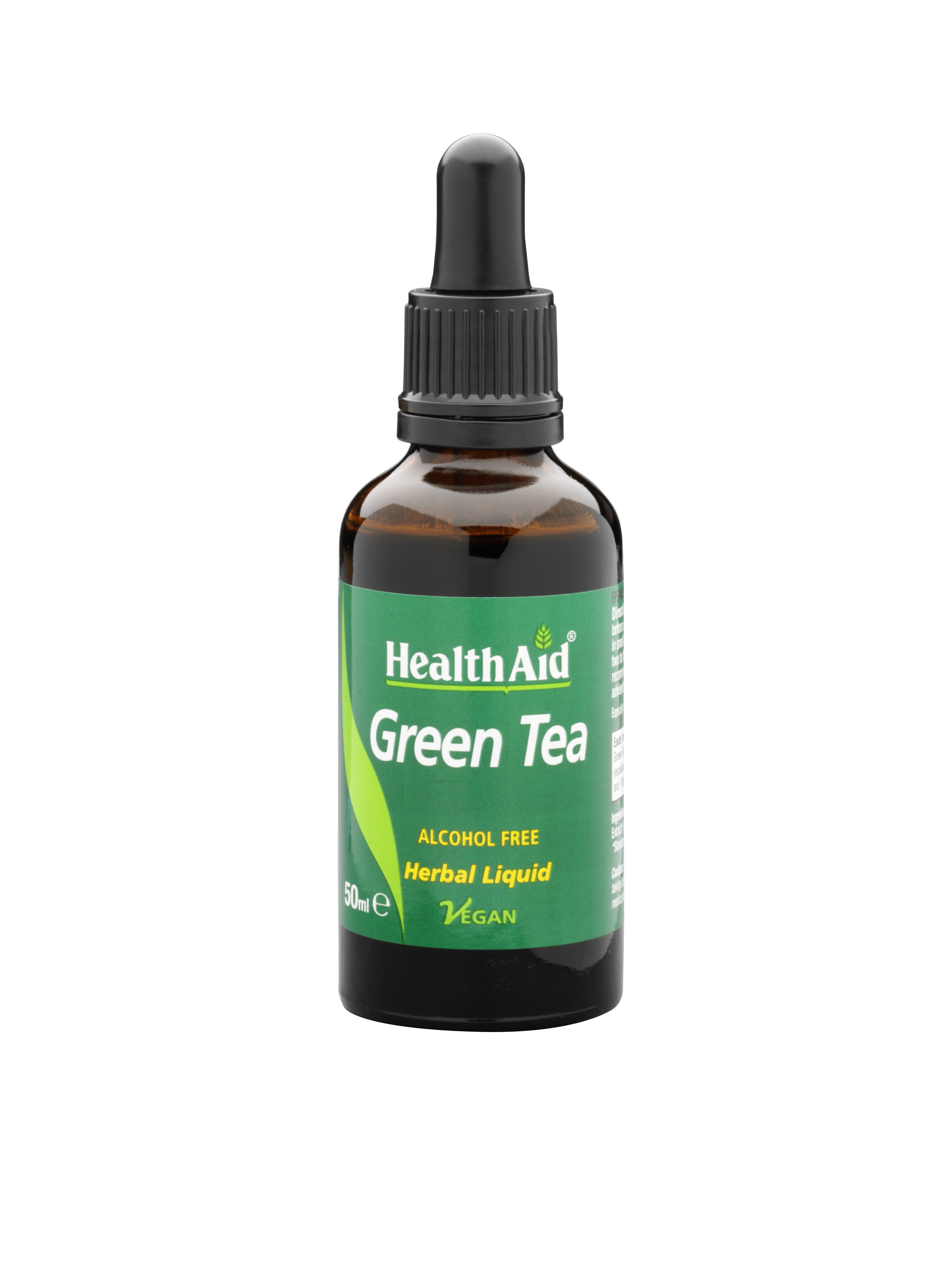 Health Aid Green Tea Liquid Alcohol Free 50Ml