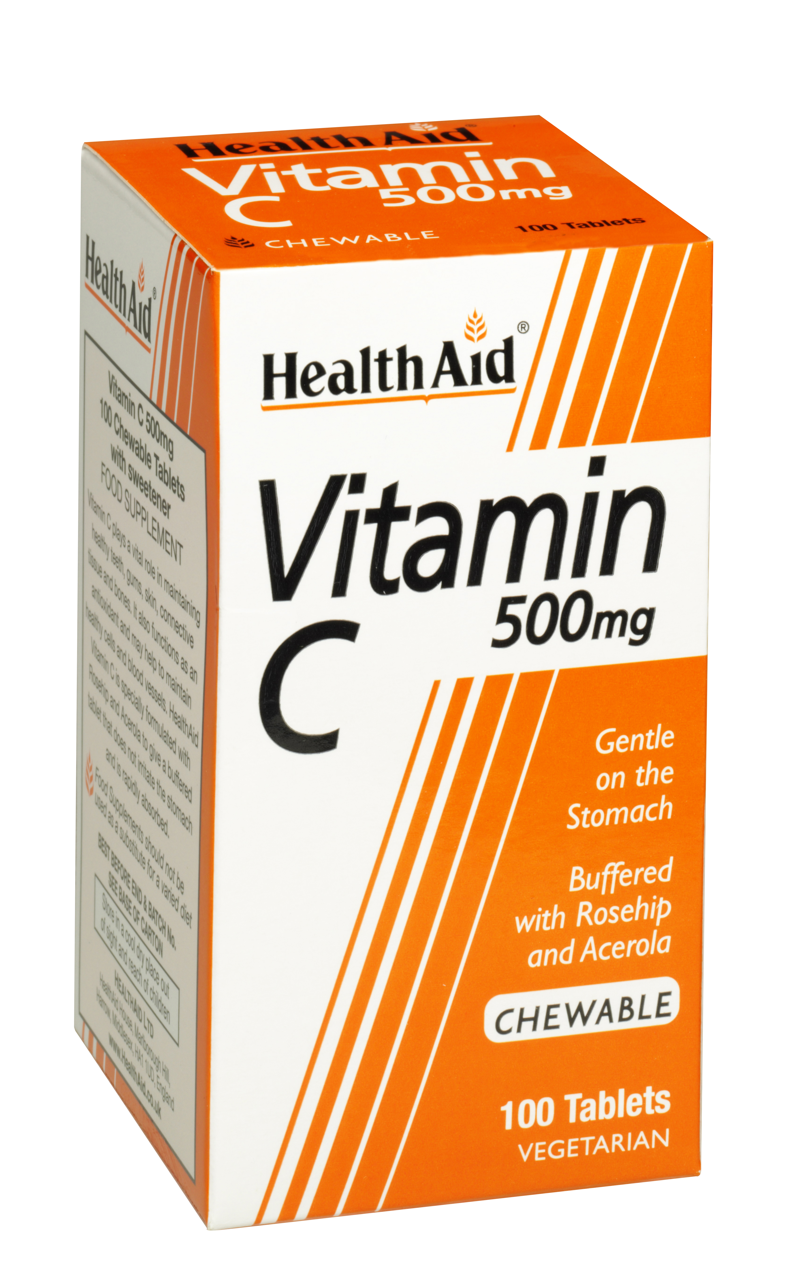 Health Aid Vitamin C 500Mg Chewable 100Tabs