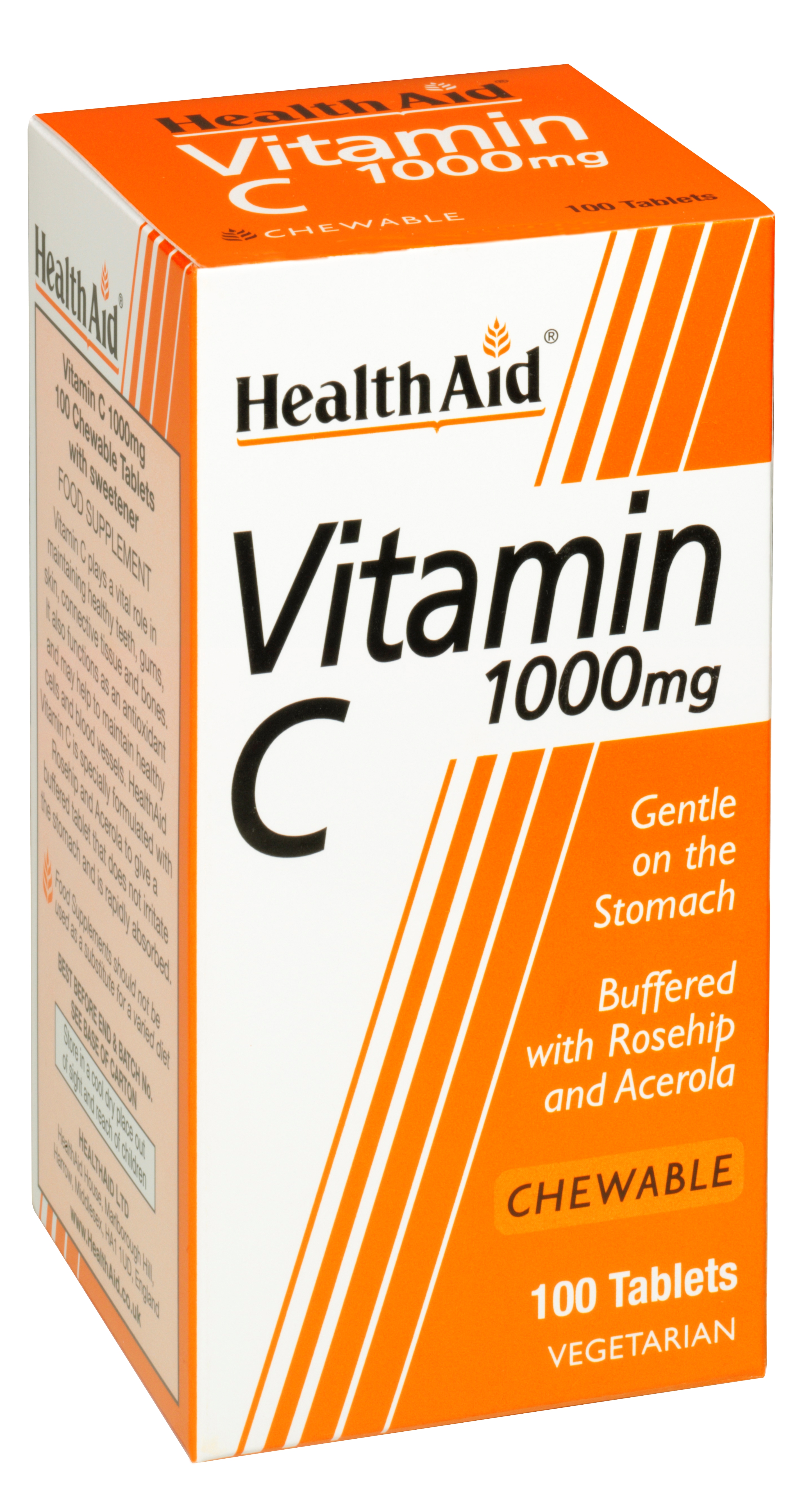Health Aid Vitamin C 1Gr Chewable 100Tabs