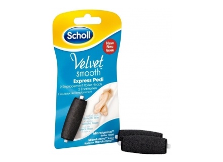 Scholl Velvet Soft Ανταλλακτικά Standard Με Κρυστάλλους Διαμαντιών (2Τμχ)