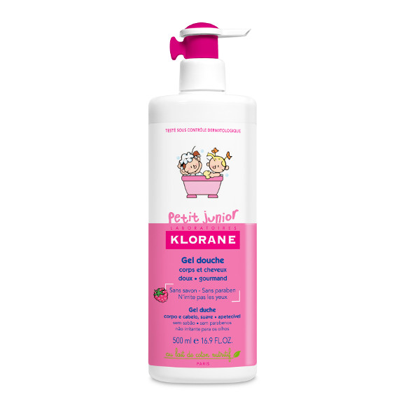 Klorane Petit Junior Gel Douche Framboise 500Ml