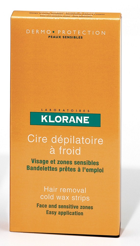 Klorane Cire Dep.Froid Vis Et Zones Sens 6Un