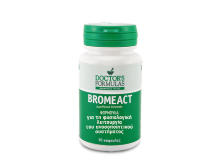 Doctor's Formulas Bromeact Φόρμουλα Αντιφλεγμονώδης 30 Κάψουλες