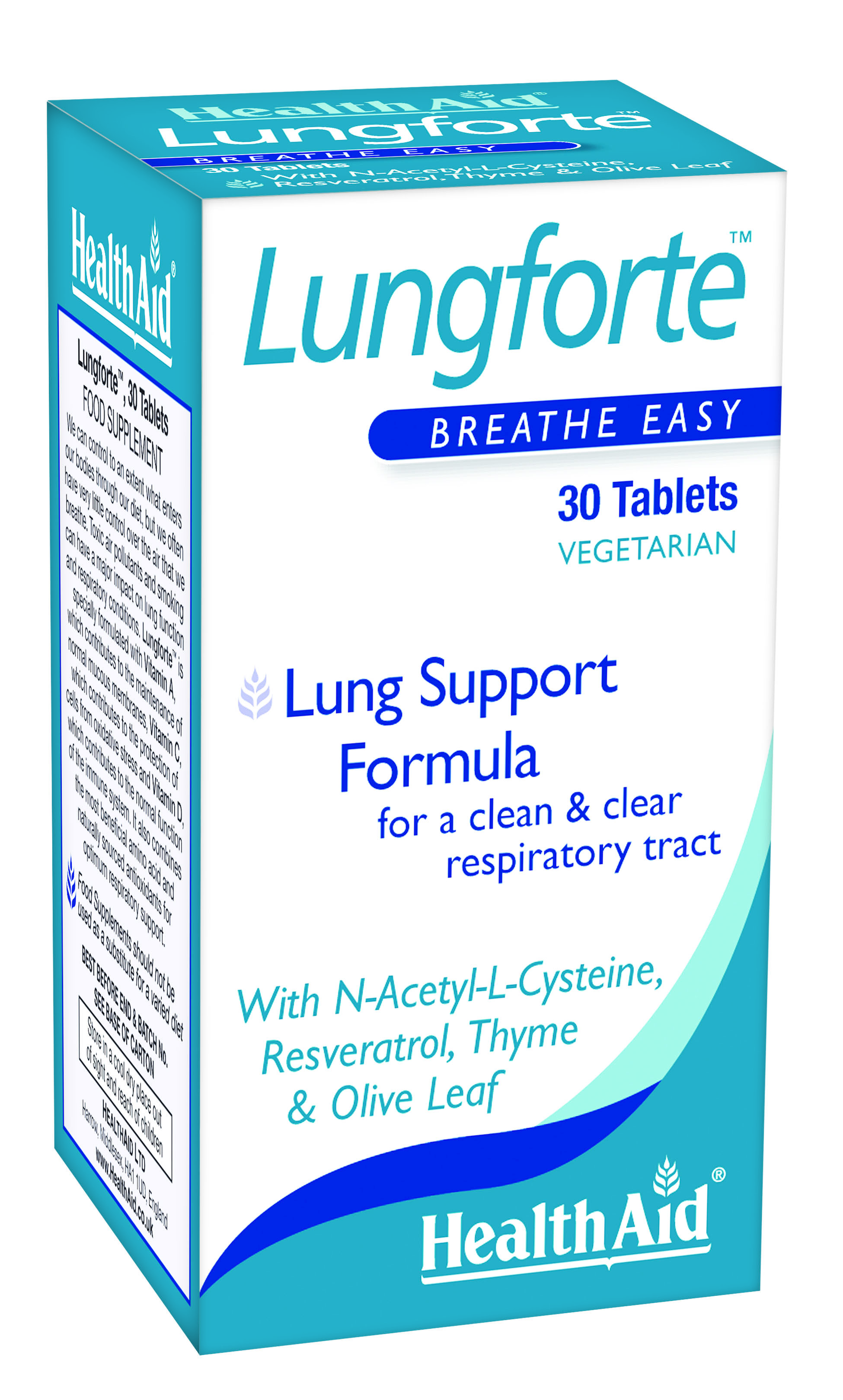 Health Aid Lungforte 30tabs