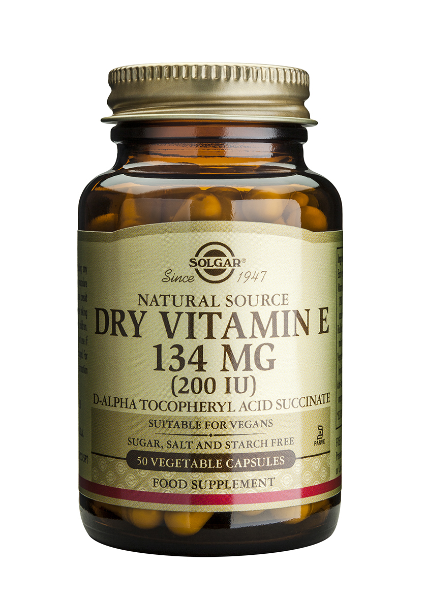 Solgar Vitamin E 200IU 50 Dry Caps
