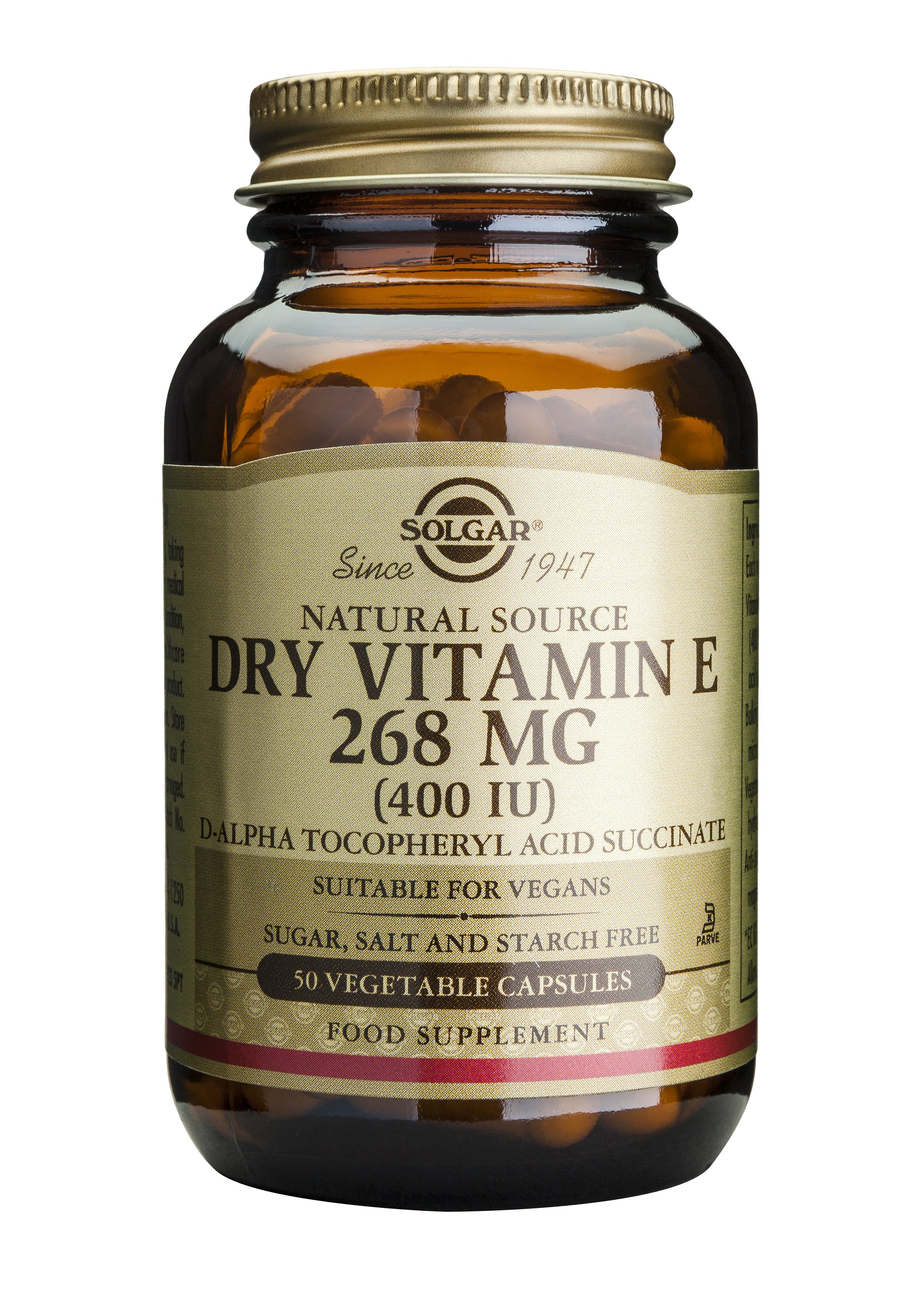 Solgar Vitamin E 400IU 50 Dry Caps
