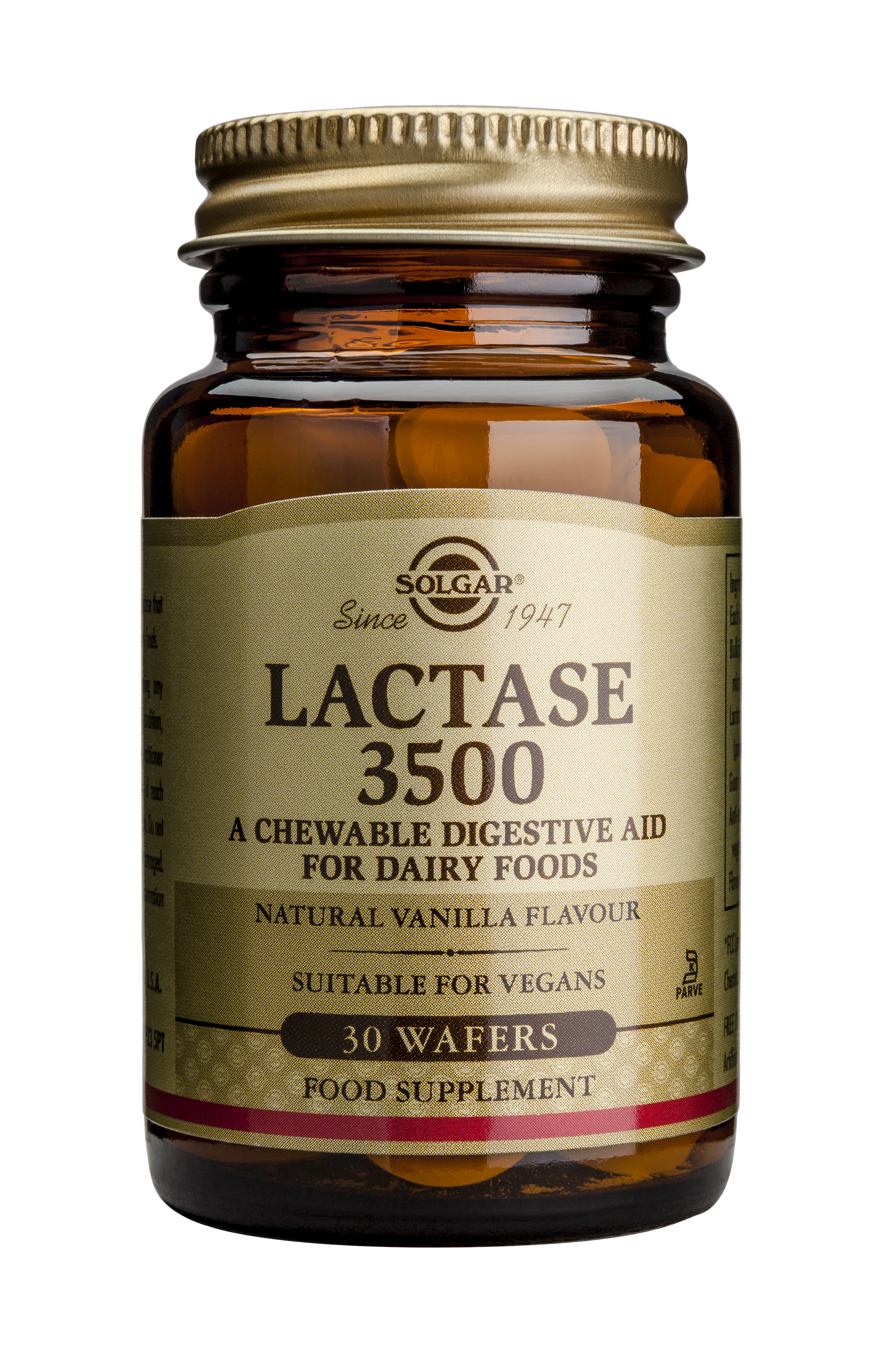 Solgar Lactase Wafers 3500 30tabs