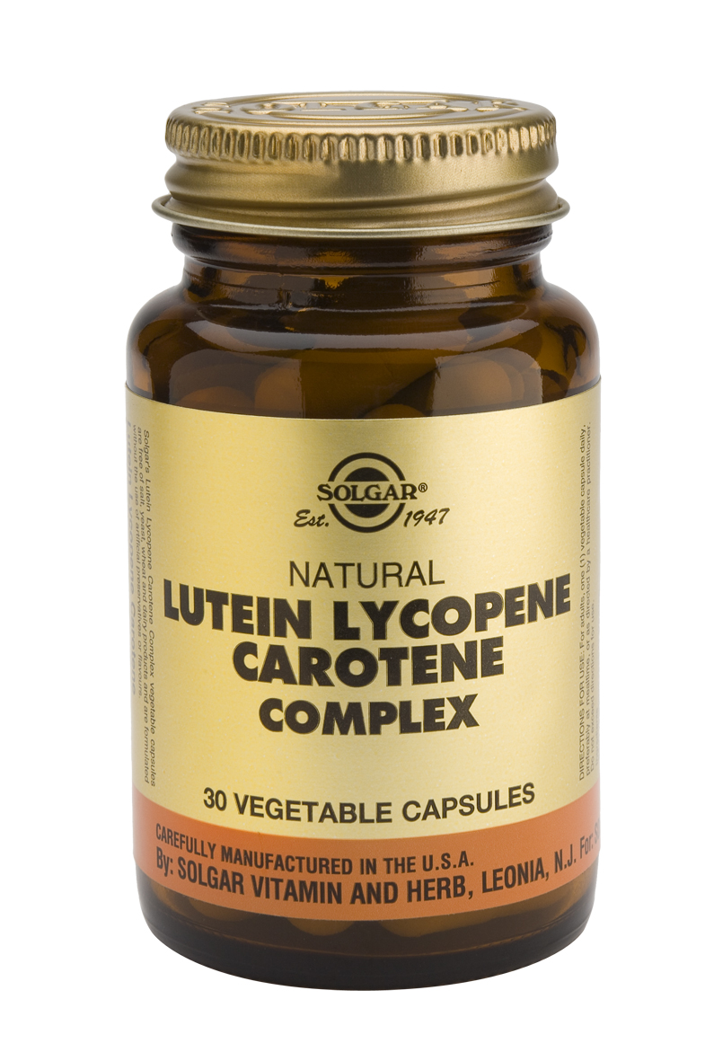 Solgar Lutein Lycopene Carotene Complex 30caps