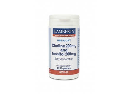 Lamberts Choline 200Mg-Inositol 200Mg 60Caps