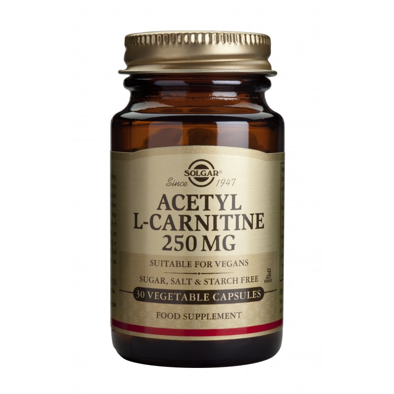 Solgar Acetyl-L-Carnitine 250Mg Veg.Caps 30S