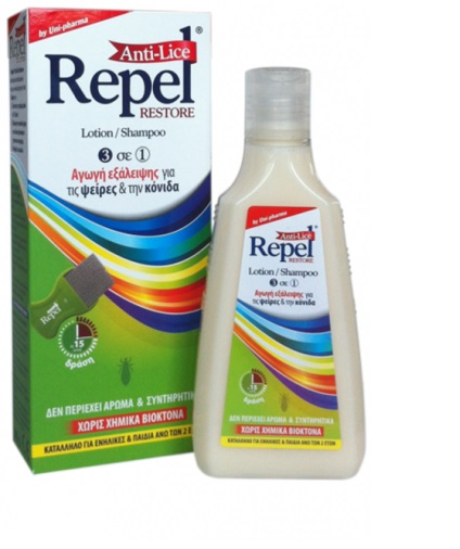 Repel Anti-Lice Restore Lotion/Shampoo 3in1
