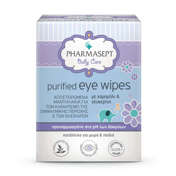 Pharmasept Baby Purified Eye Wipes 10 Pcs