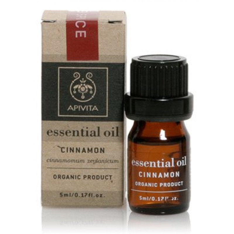 Apivita Essential Oil Cinnamon Cinnamomun Zeylanicum 5Ml