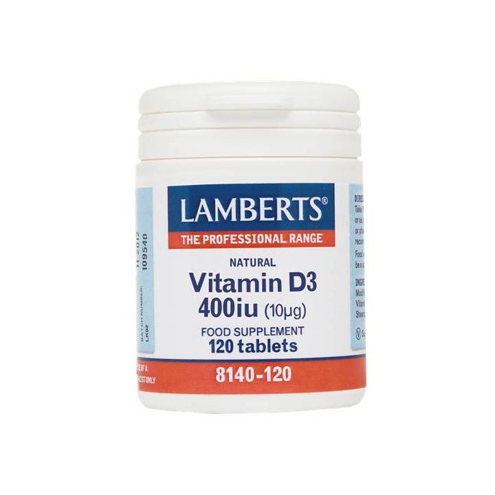 Lamberts Vitamin D 400IU 120Tabs