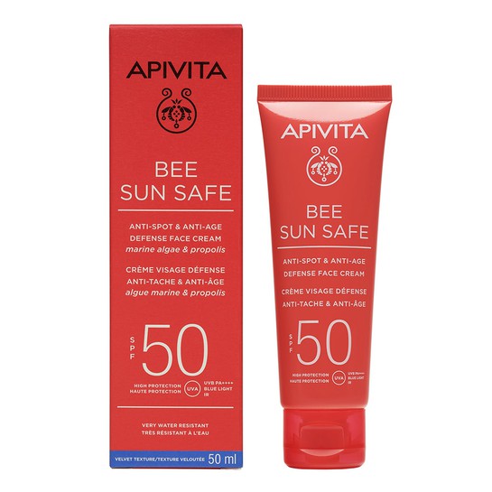 Apivita Bee Sun Safe Anti-Spot & Anti-Age Defense Face Cream SPF50 50ml