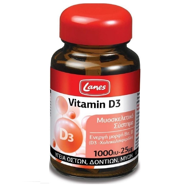 Lanes Vitamin D3 60tablets