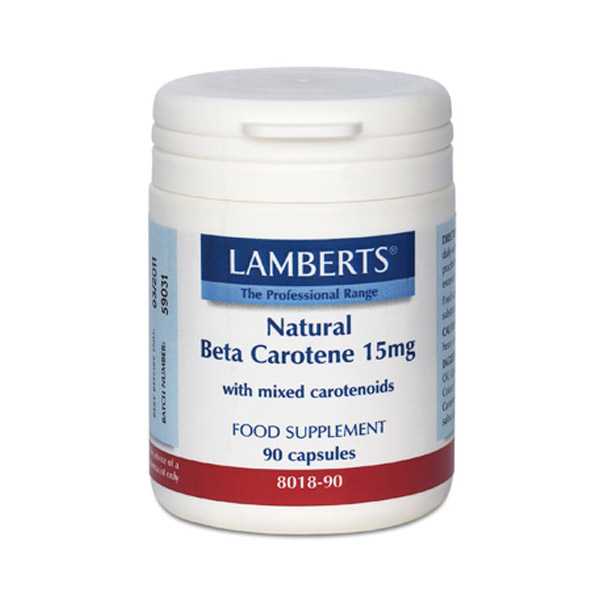 Lamberts Natural Beta Carotene 15Mg 90 Caps