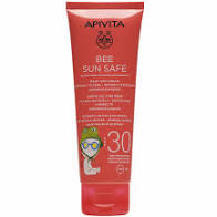 Apivita Bee Sun Safe Baby Sun Cream Natural Filters-Indirect Exposure SPF30 100ml