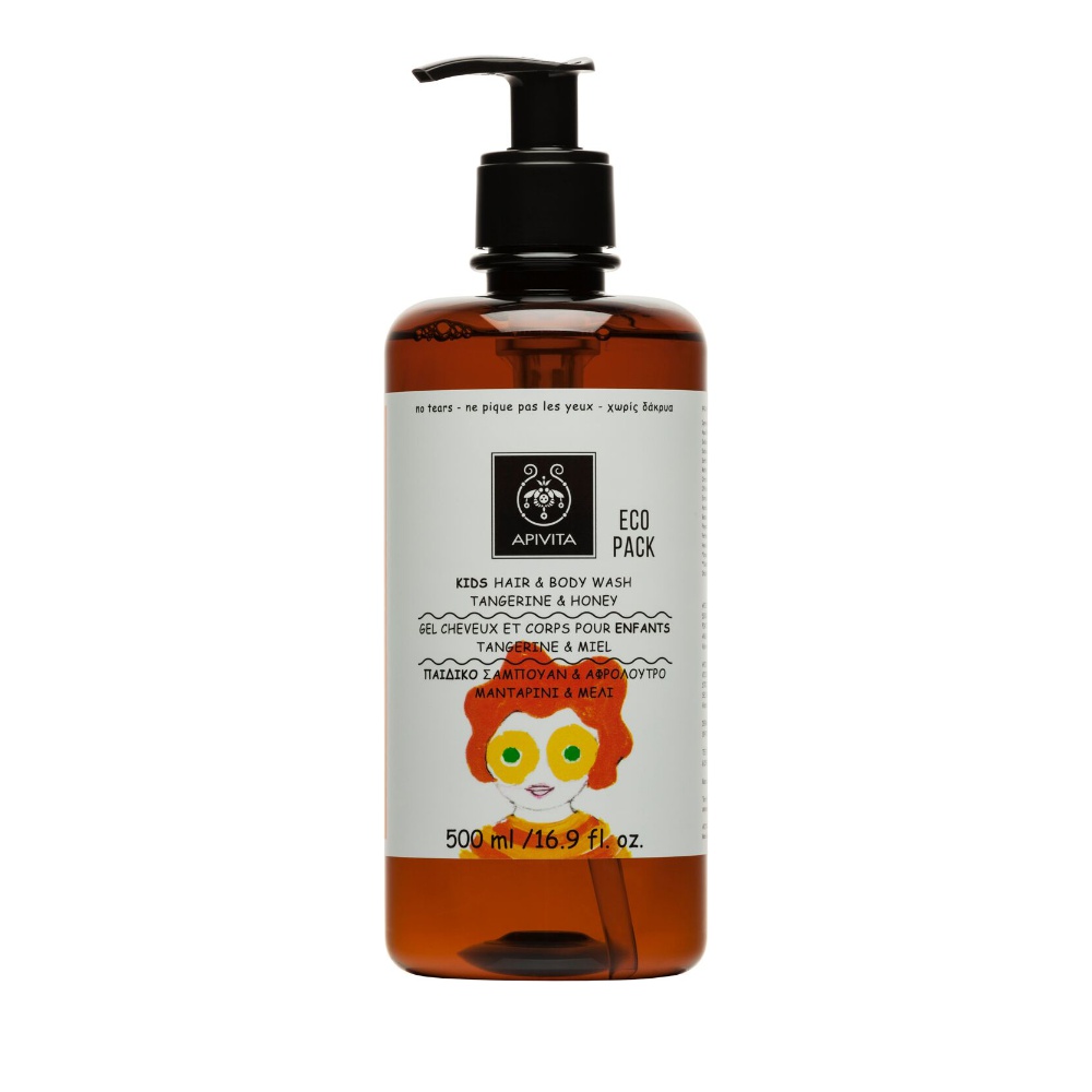 Apivita Kids Hair&Body Wash Tangerine&Honey 500ml