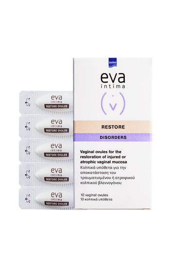Intermed Eva Intima Restore Vaginal Ovules 10 κολπικά υπόθετα