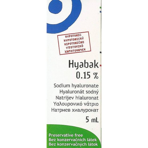 Hyabak Sol 0,15% Bottle 5Ml