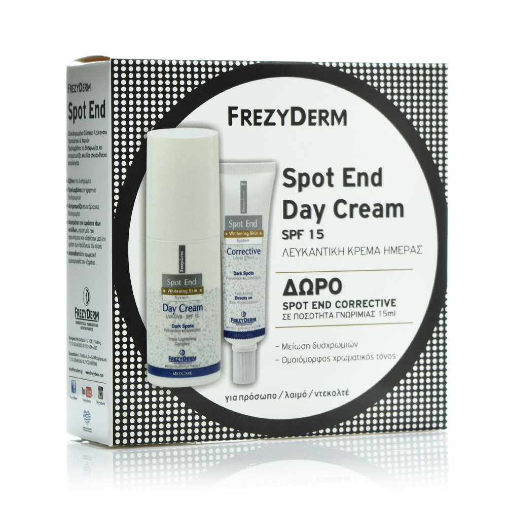 Frezyderm Κασετίνα Spot End Day Cream 50ml & Corrective 15ml