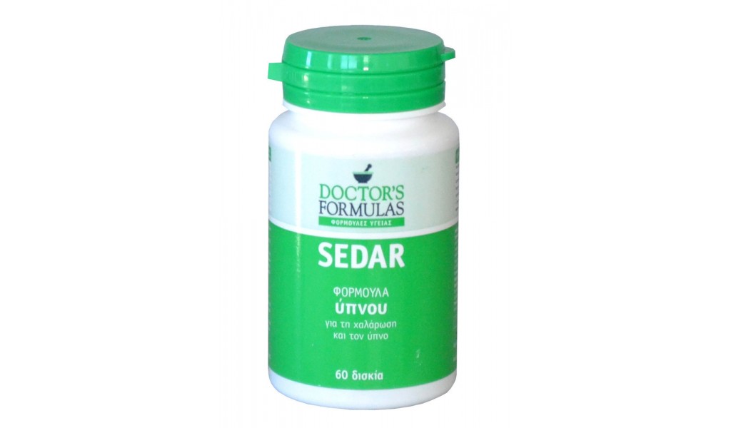 Doctor's Formulas Sedar Φόρμουλα Ύπνου 60 Δίσκια