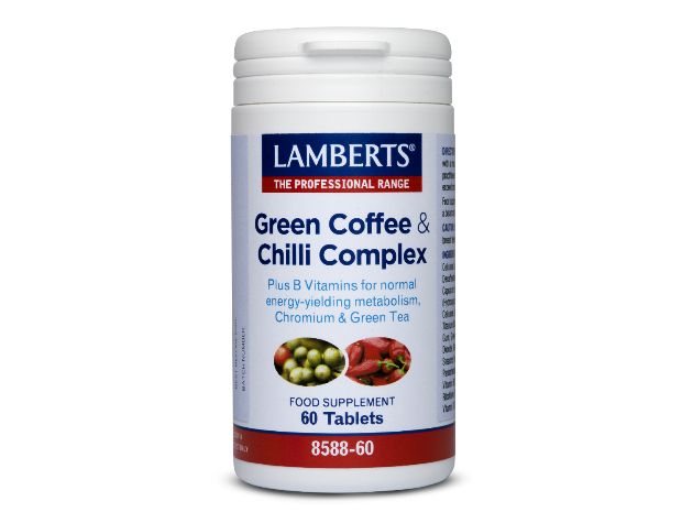 Lamberts Pure Green Coffee+Chilli Complex 60 Tabs