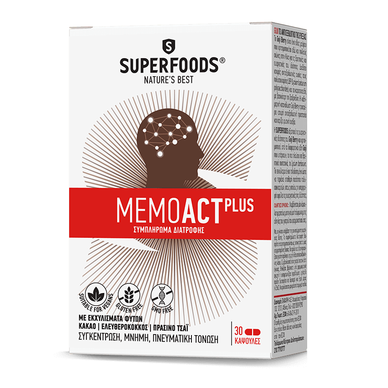 Superfoods Memoact Plus 30 Caps