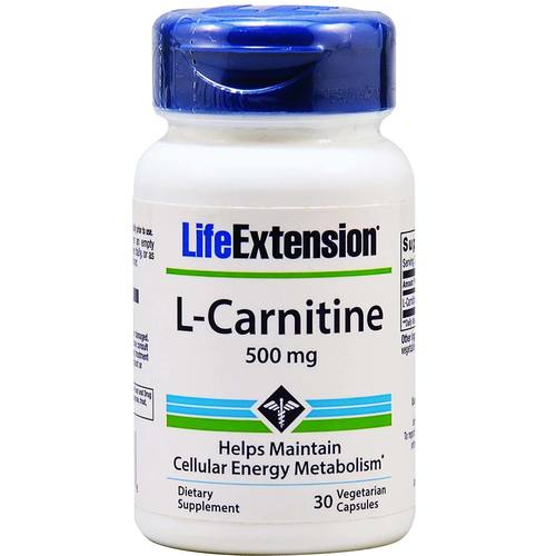 Life Extension L Carnitine, 500Mg, 30Veg.Caps