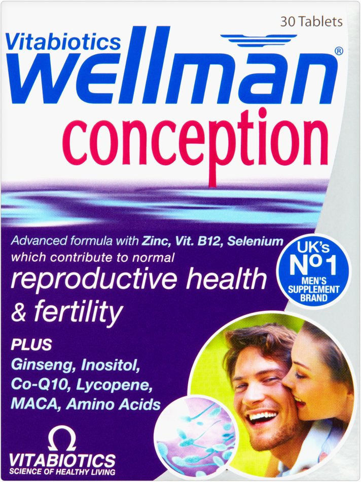 Vitabiotics Wellman Conception 30 Tabs