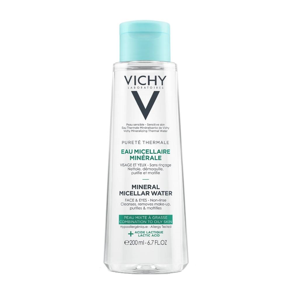 Vichy Purete Thermal Mineral Micellar Water Combination To Oily Skin 200ml