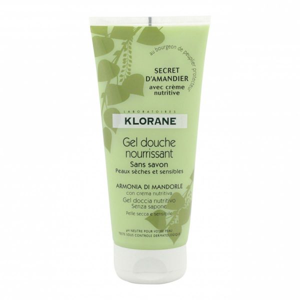 Klorane Gel Douche Nourrissant Secret D'Amand 200Ml