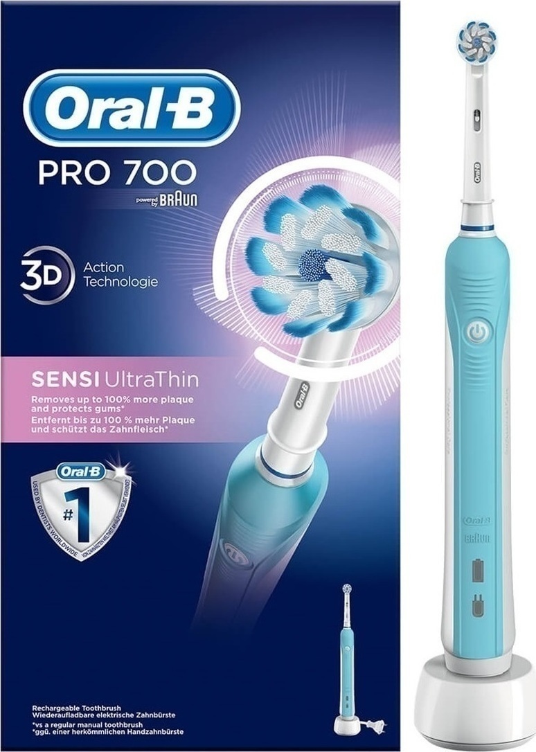 Oral-B Pro 700 Sensi Ultra Thin Ηλεκτρική Οδοντόβουρτσα