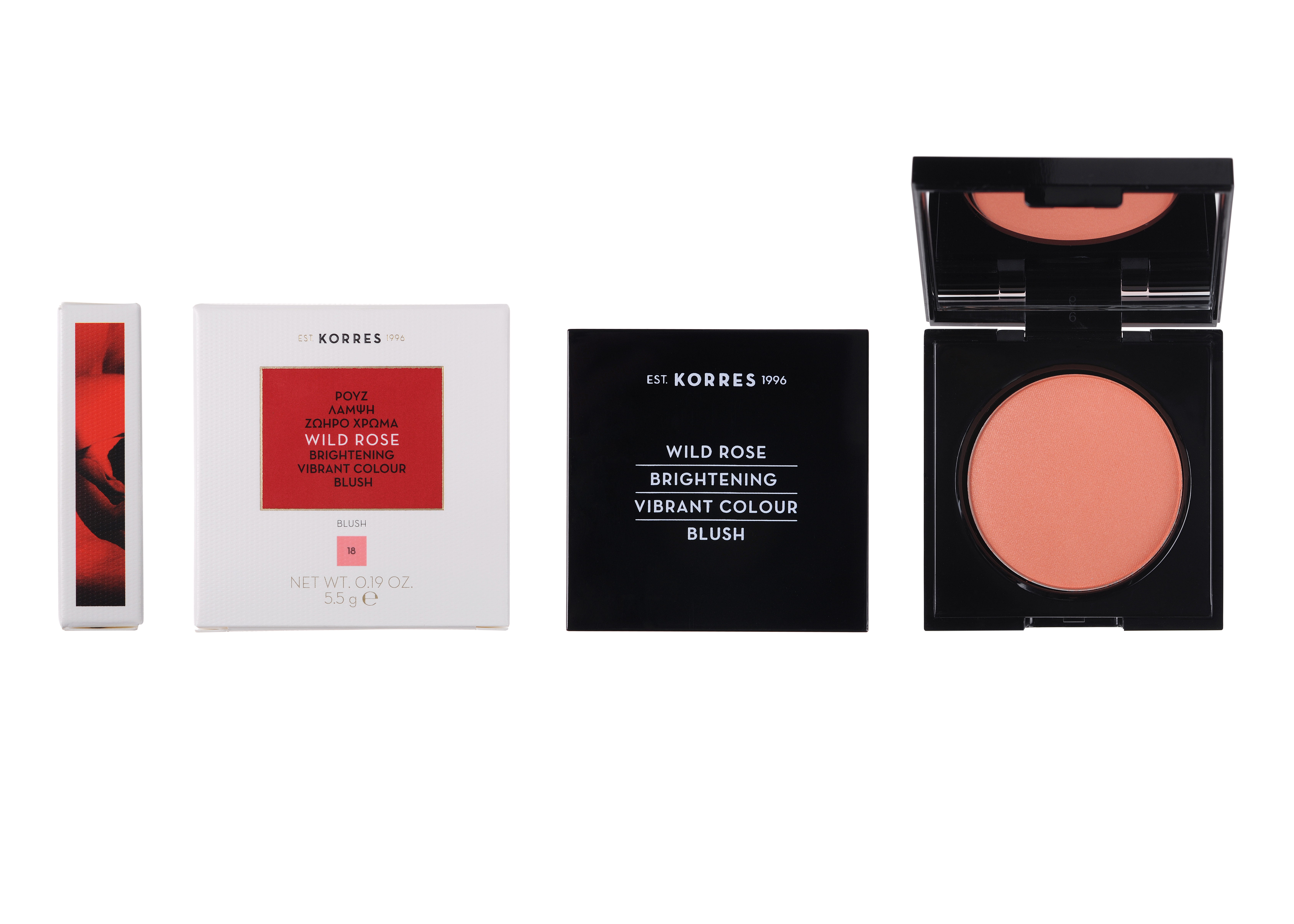 Korres Άγριο Τριαντάφυλλο Blush 18 Peach 5.5g