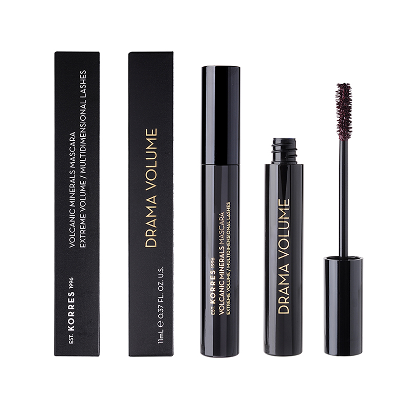 Korres Volcanic Minerals Mascara Drama Volume 02 Plum Brown 11ml