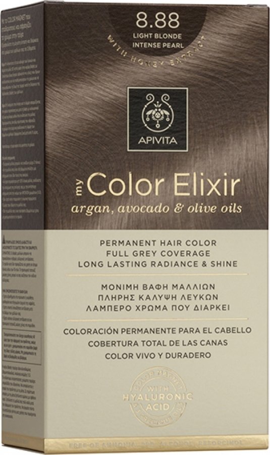 Apivita My Color Elixir 8.8 Ξανθό Ανοιχτό Έντονο Περλέ