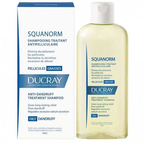 Ducray Squanorm Shampoo Για Λιπαρή Πιτυρίδα 200Μl
