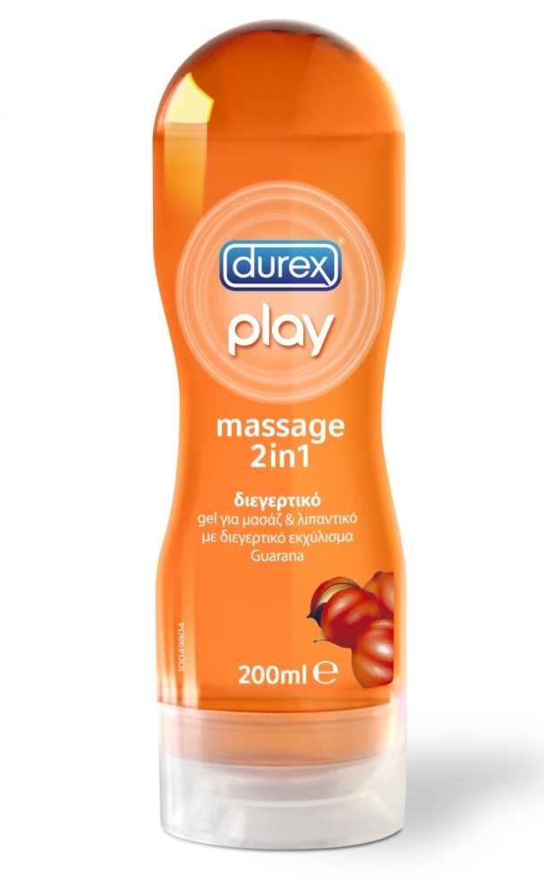 Durex Play Massage Gel 2in1 Διεγερτικό Gel Με Άρωμα Guarana 200Ml