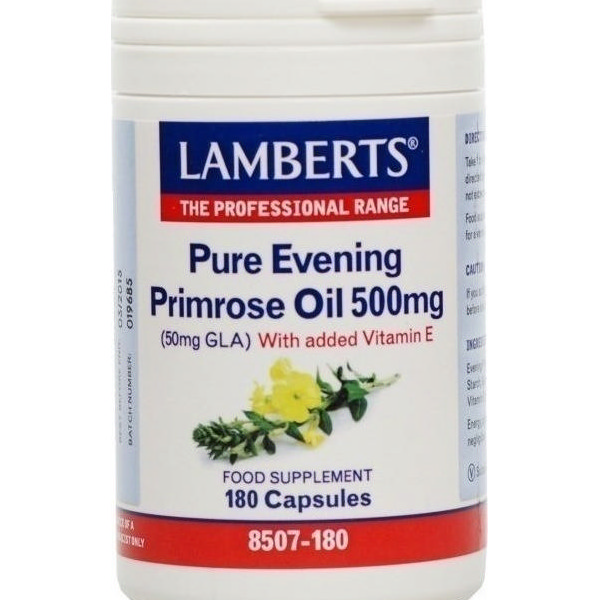 Lamberts Pure Evening Primrose Oil 500mg 180caps