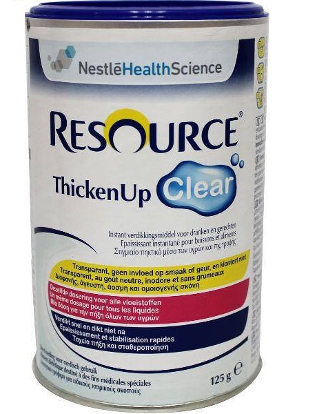 Resource Thicken Up Clear Powder 125Gr Πηκτικο Μεσο Υγρων Και Τροφων