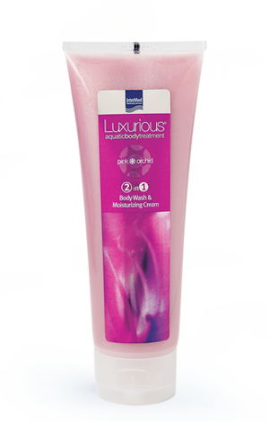 Intermed Luxurious 2 in 1 Pink Orchid Body Wash & Moisturizing Cream 250ml