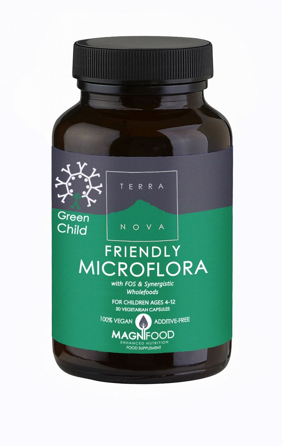 Terranova Green Child Friendly Microflora 50 Caps