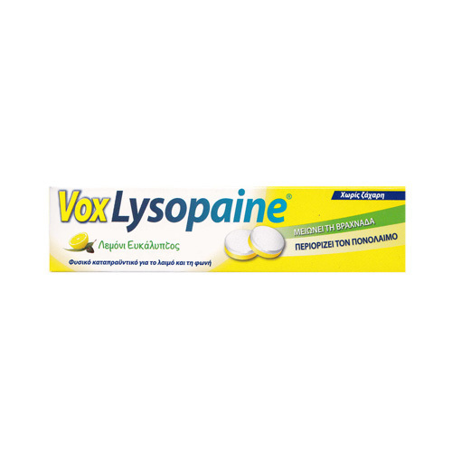 Lysopaine Vox Lemon 18s