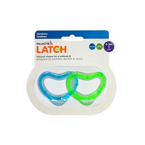 Munchkin Latch Orthodontic Soother 0-3 (2Τμχ)