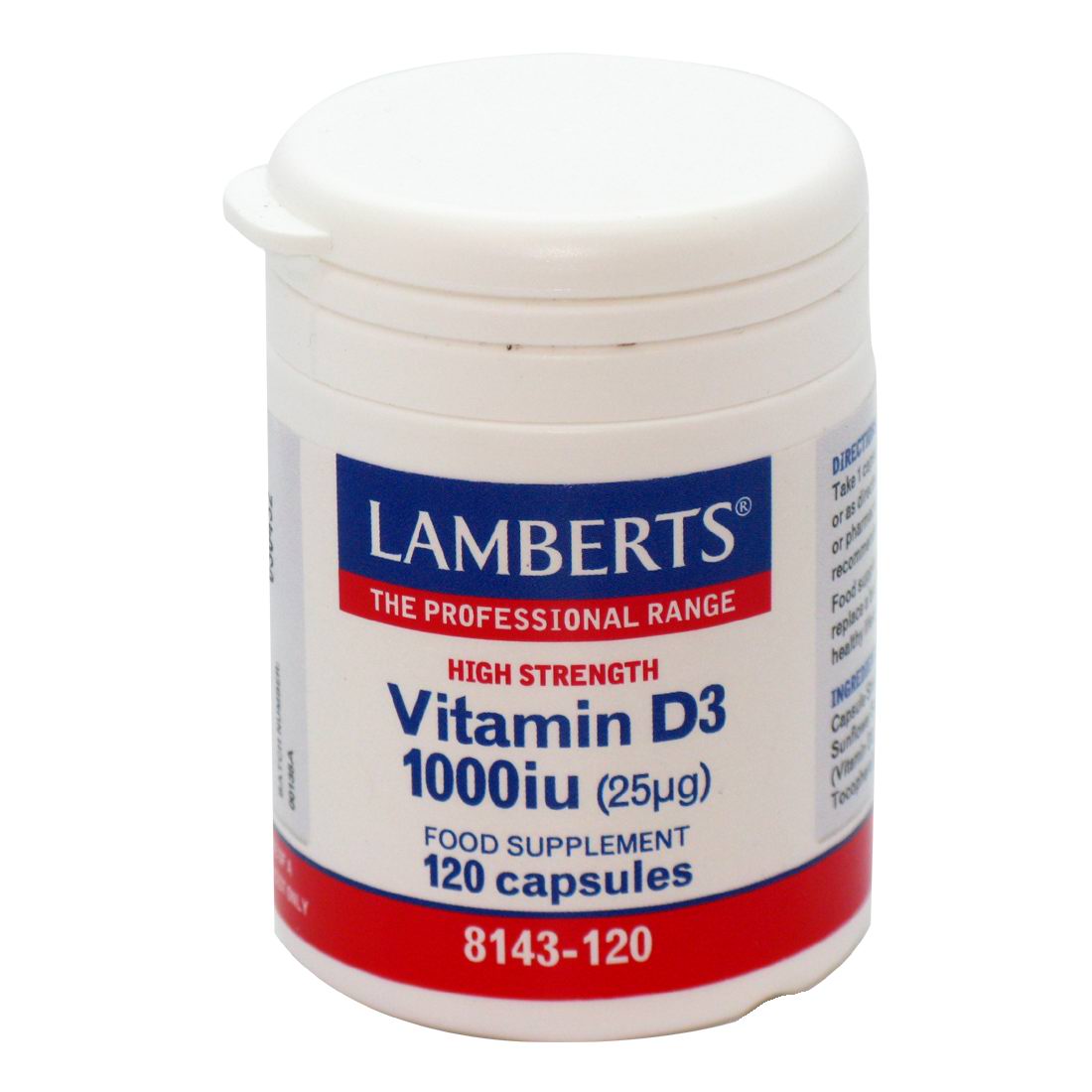 Lamberts Vitamin D 1000IU 120Tabs