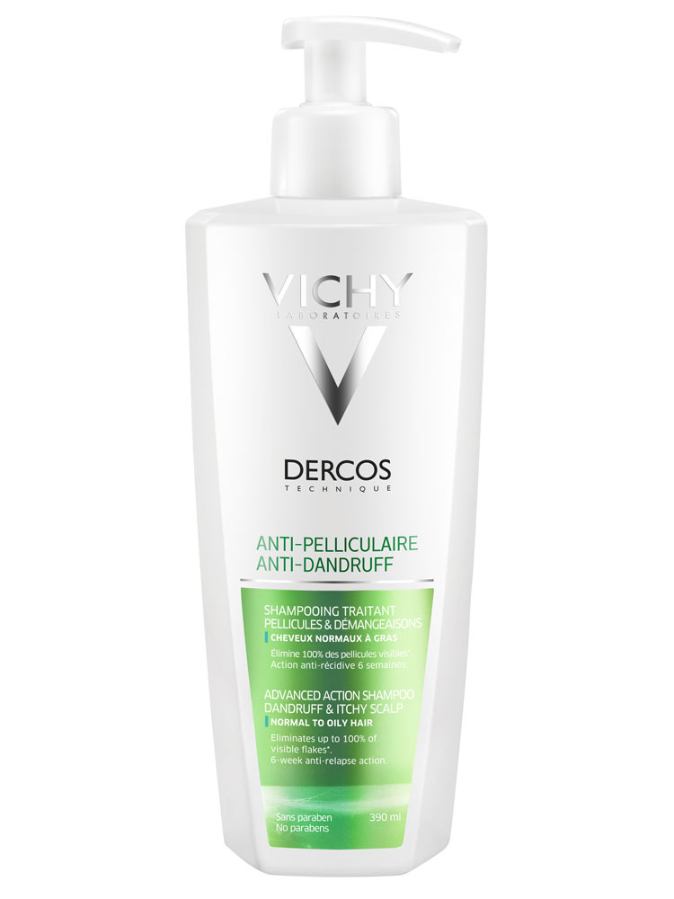 Vichy Dercos Shampoo Antipelliculaire Gras 390Ml
