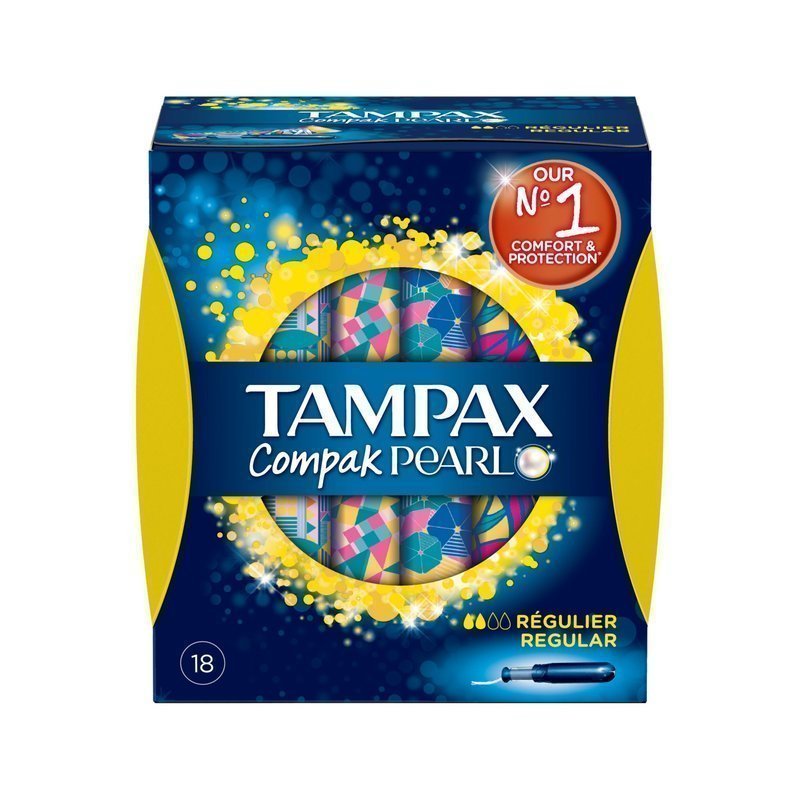 Tampax Compak Pearl Regular 18 τεμάχια