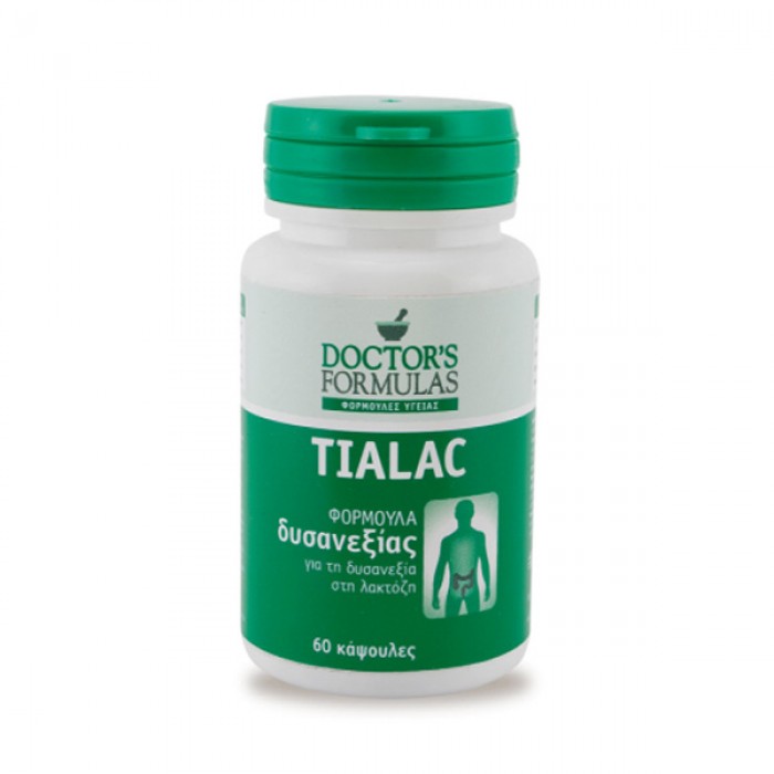 Doctor's Formulas Tialac Φόρμουλα Για Τη Δυσανεξία Στη Λακτόζη 60caps